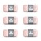 Patons Grace Blush Yarn - 6 Pack of 1.75oz/50g - Cotton - 3 DK - 136 Yards - Knitting/Crochet